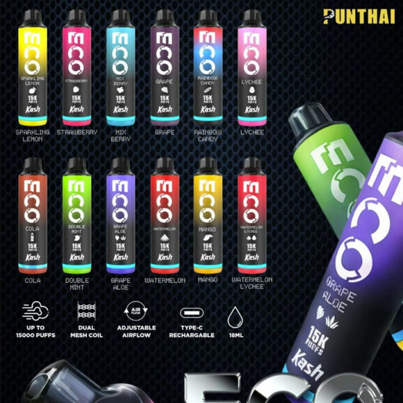 พอตใช้แล้วทิ้ง Punthai Kash Eco - 15000 คำ