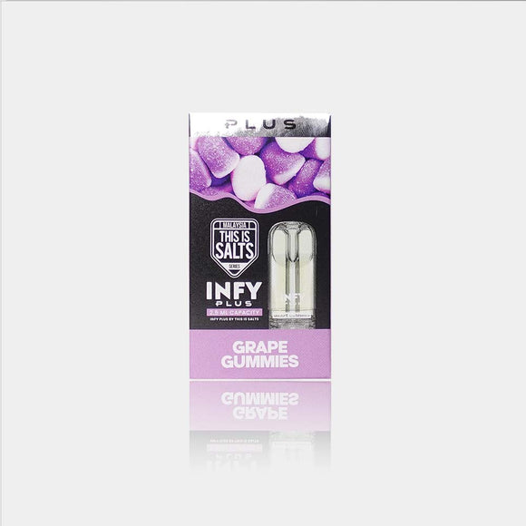 หัวพอต หัวพอต INFY Plus 2.5 ml. - Grape Gummies – Thai Vape Shop