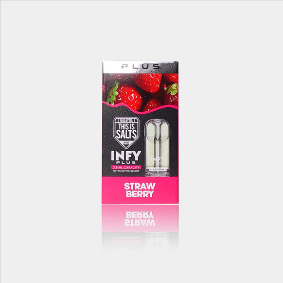 หัวพอต หัวพอต INFY Plus 2.5 ml. - Strawberry – Thai Vape Shop