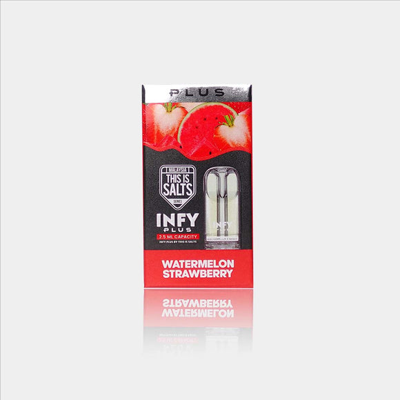 หัวพอต หัวพอต INFY Plus 2.5 ml. - Watermelon Strawberry – Thai Vape Shop