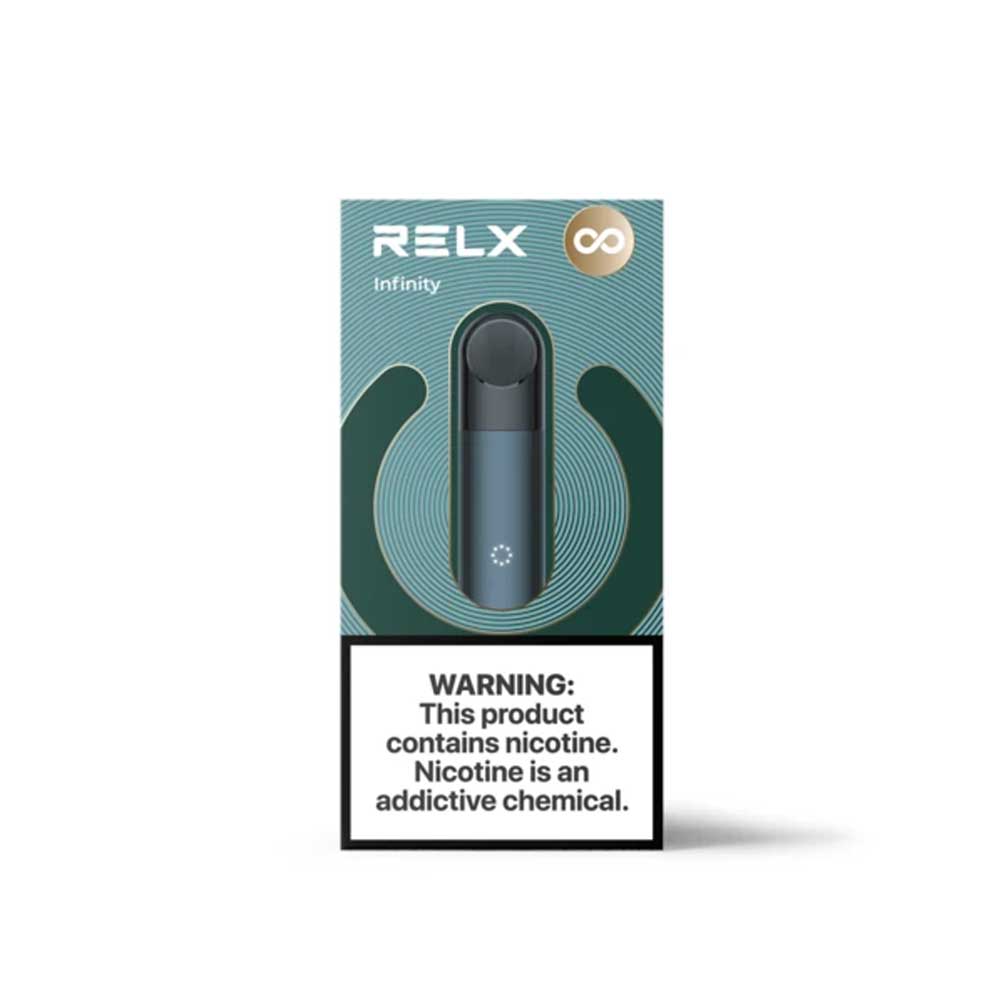 บุหรี่ไฟฟ้ารุ่นยอดฮิตจาก Relx เป็นแบบ Close System มีพอตน้ำยาให้เลือกมากกว่า 20 กลิ่น