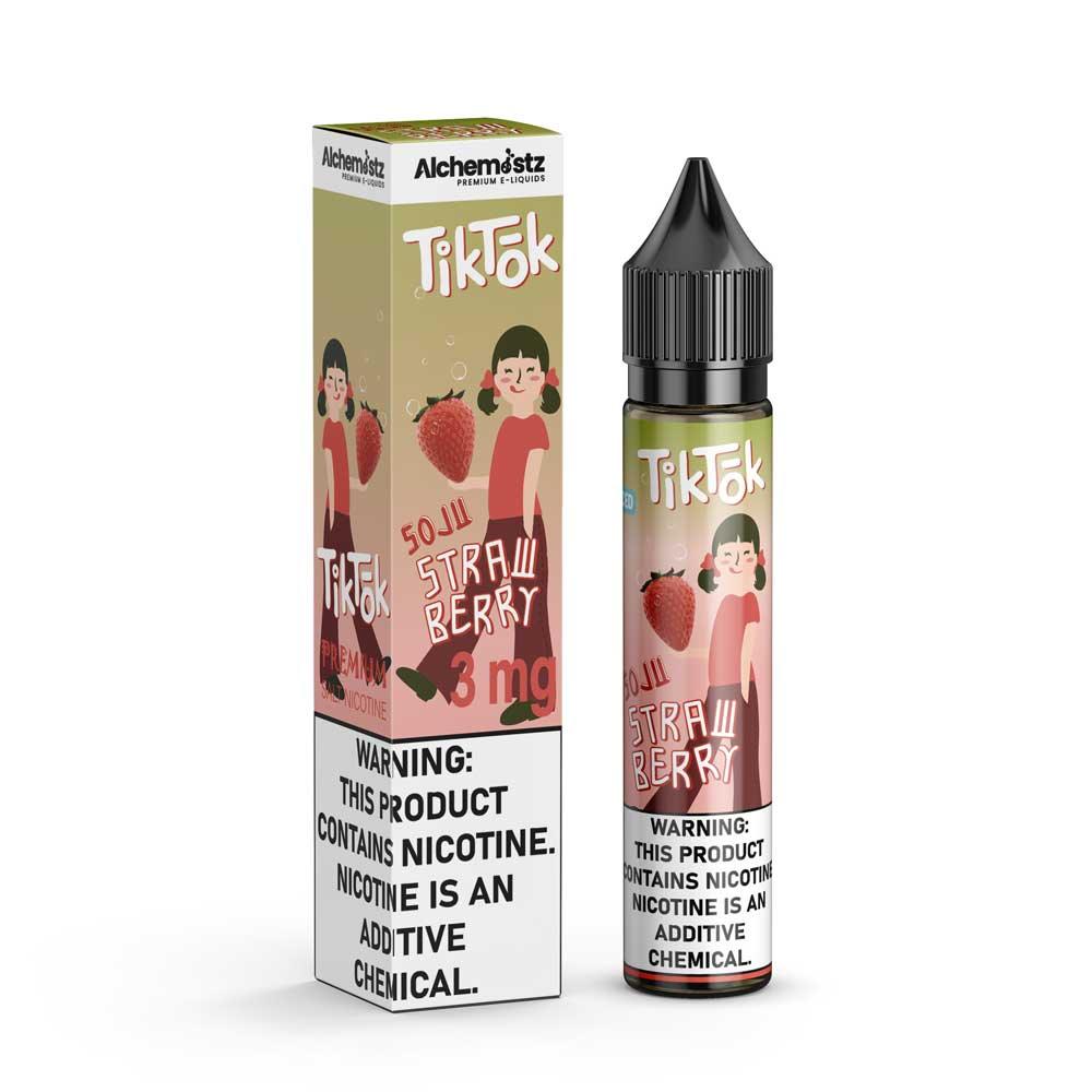 TikTok E-Liquid - Soju Strawberry - 30ml - น้ำยาบุหรี่ไฟฟ้า - Thai Vape Shop