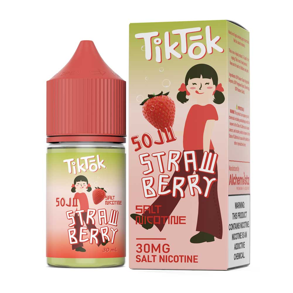 น้ำยาบุหรี่ไฟฟ้า TikTok - Soju Strawberry - ซอลนิค